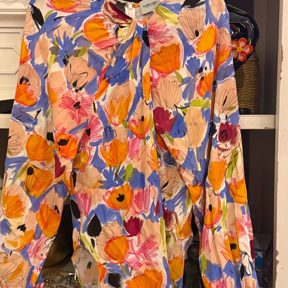 Rachel Comey sz 0 Soon floral top multi blouse - Picture 3 of 5